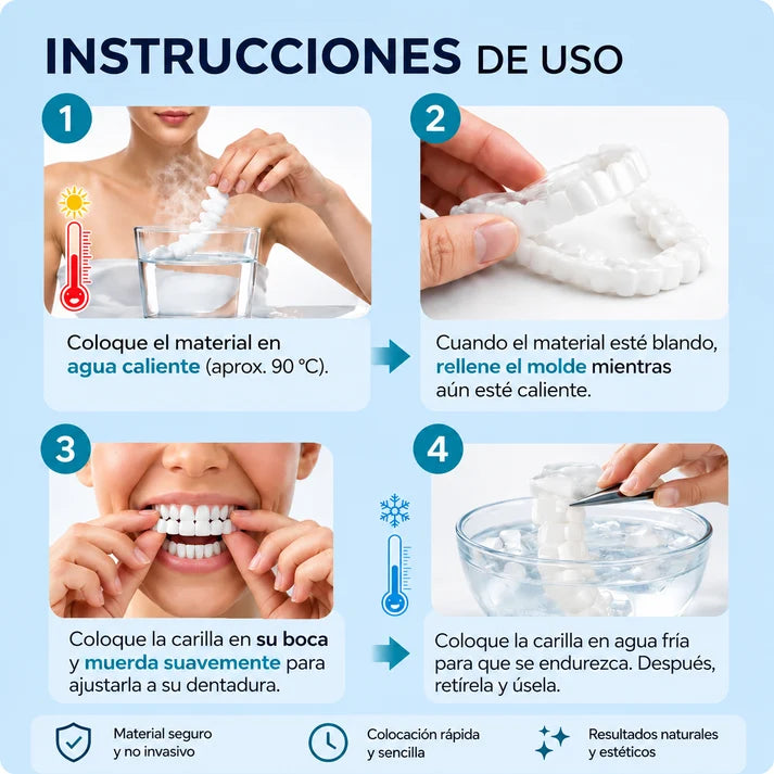 Carillas Dentales Removibles – Sonrisa Perfecta al Instante.