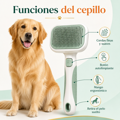 PetLiso™ – Cepillo de Vapor 3 en 1 para Perros y Gatos